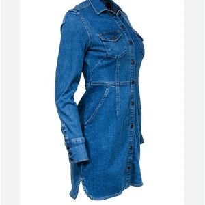 Free people denim dress NWOT size large